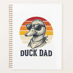 Duck Dad Vintage Duck Sunglasses Vector Shirt Desi Planner