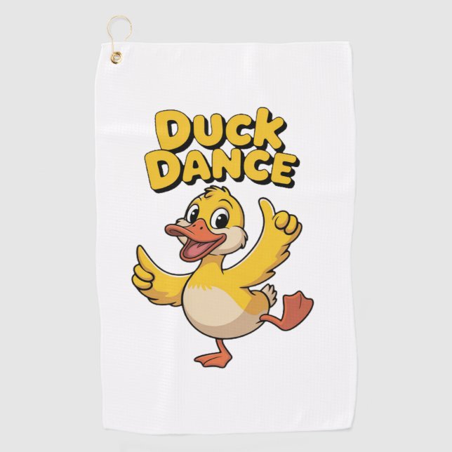 DUCK DANCE GOLF TOWEL (Front)