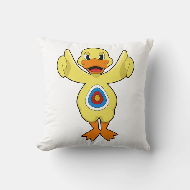 Duck Darts Bullseye Cushion (Front)