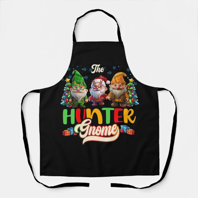 Duck Deer Hunter Gnome Hunting Family Matching Chr Apron (Front)