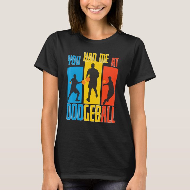 Duck Dip Dive Ball Games Player   Dodgeball T-Shirt (Front)