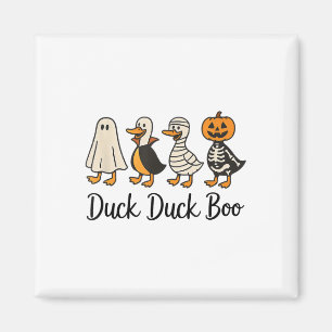 Duck Duck Boo Costume Funny Goose Halloween _1  Magnet
