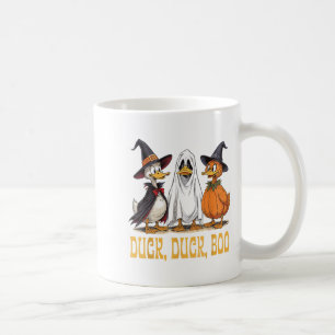 Duck Duck Boo Funny Halloween Costume Witch Ghost  Coffee Mug