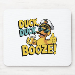 Duck Duck Booze Funny Cruise Family Matching Cruis Mouse Mat