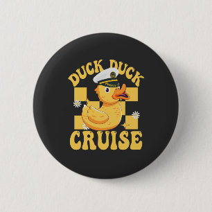 Duck Duck Cruise Funny Family Cruising Matching  6 Cm Round Badge