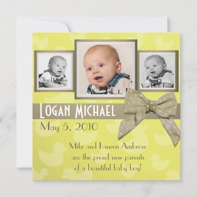 Duck Duck Cute Announcement (Front)