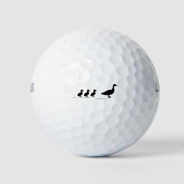 Duck, duck, duck golf balls (Front)
