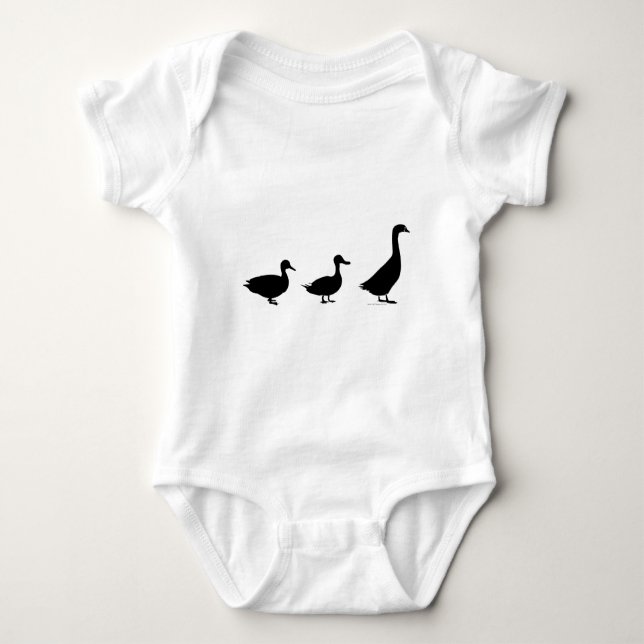 Duck, Duck, Goose Baby Bodysuit (Front)