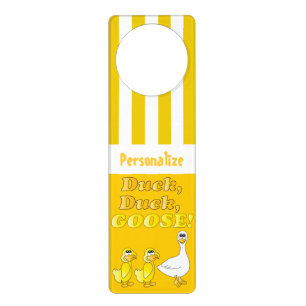 Duck, Duck, Goose Baby Nursery Theme Door Hanger