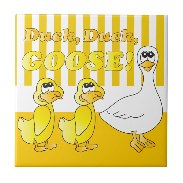 Duck, Duck, Goose Baby Nursery Theme Tile (Front)