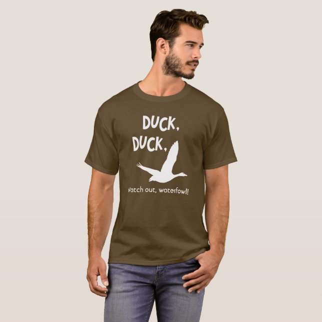 Duck, Duck, Goose Customisable T-shirt (Front Full)