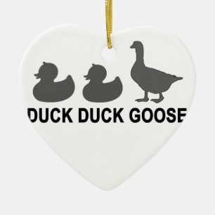 DUCK DUCK GOOSE '.png Ceramic Tree Decoration