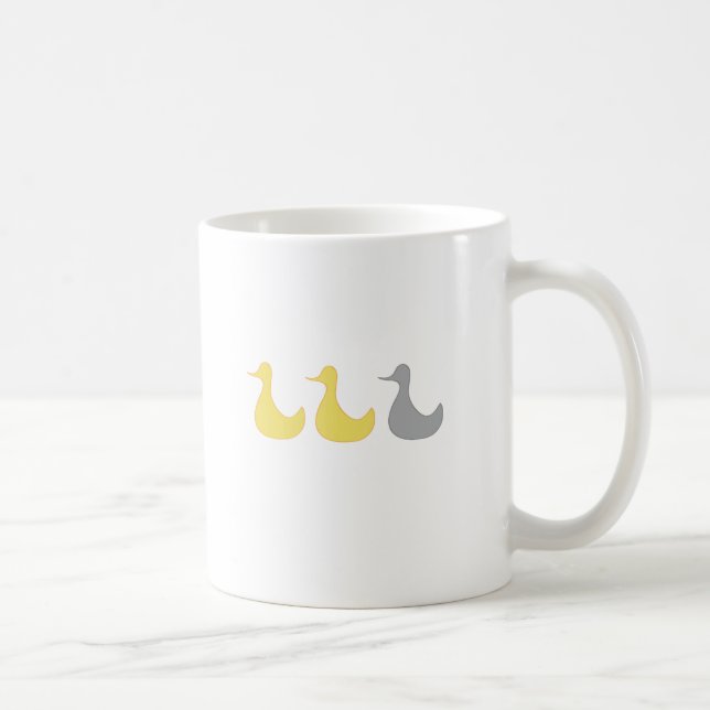 Duck Duck Grey Duck products Coffee Mug (Right)
