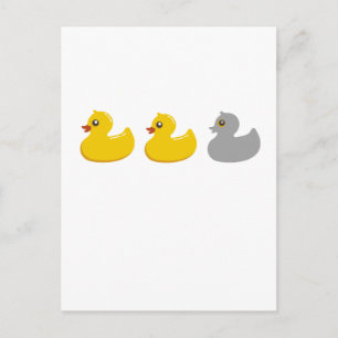 Duck, Duck, Grey Duck T Shirts.png Postcard
