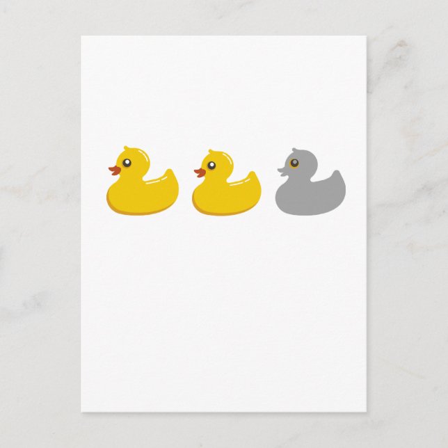 Duck, Duck, Grey Duck T Shirts.png Postcard (Front)