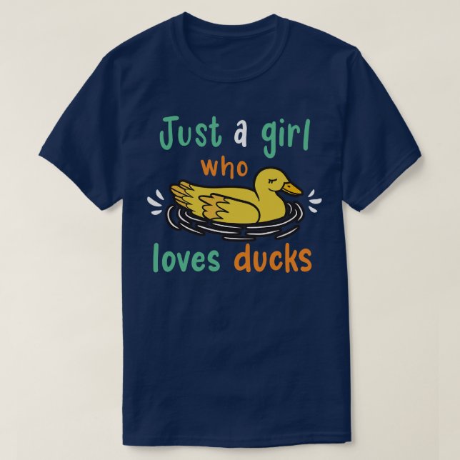 Duck Duck Lover Farmer T-Shirt (Design Front)