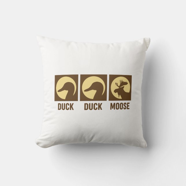 Duck Duck Moose Cushion (Front)