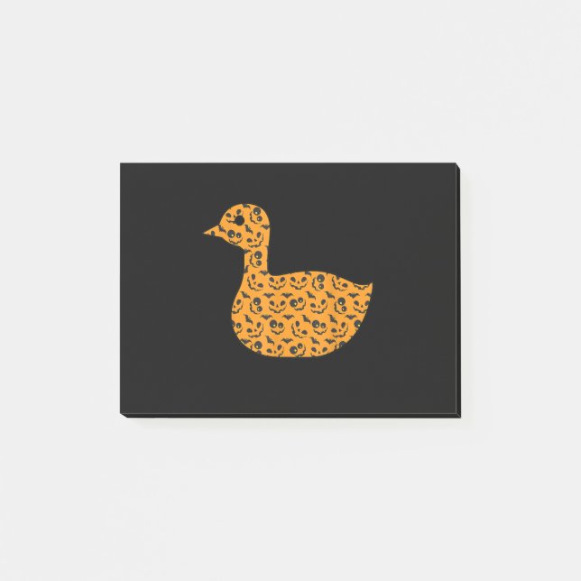 Duck Easy Halloween Outfit Mallard Dipper Lazy Post-it Notes (Front)
