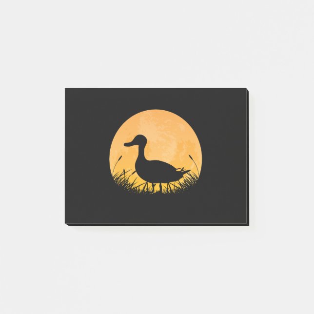 Duck Easy Halloween Outfit Mallard Dipper Moon Post-it Notes (Front)