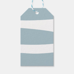 Duck Egg Blue and White Abstract Gift Tags