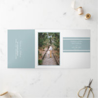 Duck Egg Blue Modern Wedding Suite