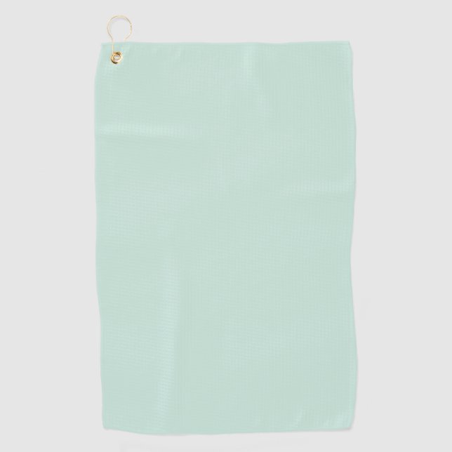Duck Egg Blue Solid Color  Golf Towel (Front)