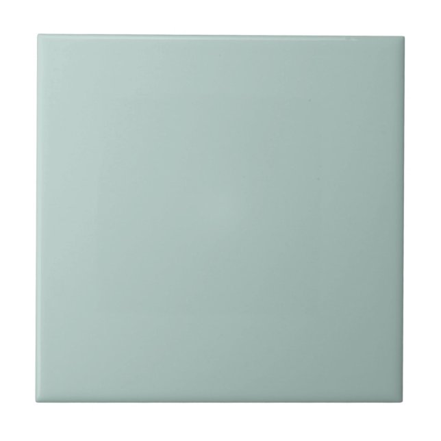 Duck Egg Blue Solid Colour Tile (Front)