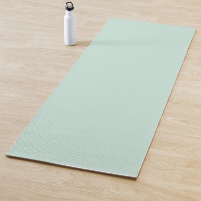 Duck Egg Blue Solid Colour Yoga Mat (In Situ)