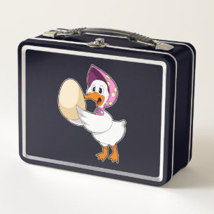 Duck Egg Metal Lunch Box