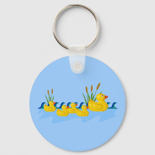 Duck Family Key Ring