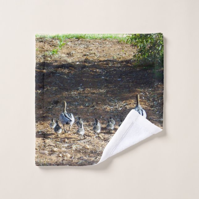 Duck Family Walkies, Washcloth Wash Cloth (Wash Cloth)