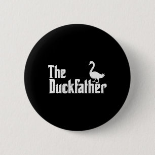 Duck Father Duck Lover Quack Dad Fathers Day Goose 6 Cm Round Badge