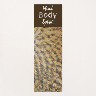 Duck Feather Photo Mind Body Spirit Animal Print Yoga Mat