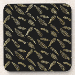 duck feathers coaster