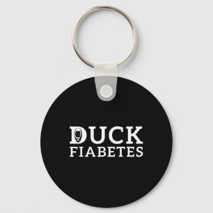 Duck Fiabetes Diabetes Awareness  Key Ring