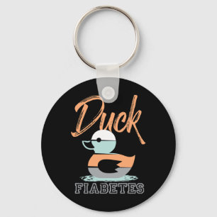 Duck Fiabetes Key Ring