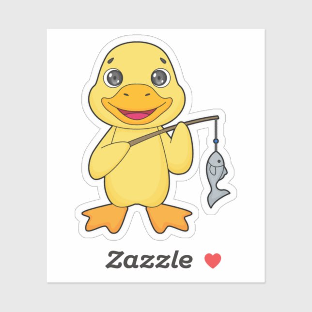 Duck Fishing Fisher Finshing rod (Sheet)