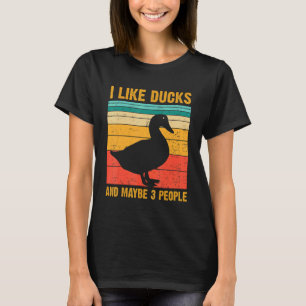 Duck For Girls Kids Farmer Hunting Duck  1 T-Shirt