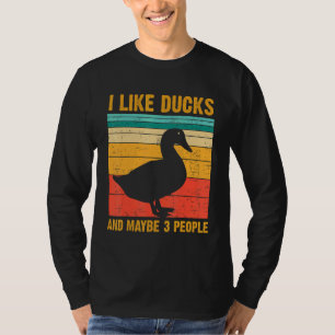 Duck For Girls Kids Farmer Hunting Duck 1 T-Shirt