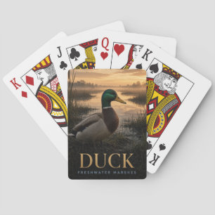 Duck Freshwater Marshes Wildlife ANIMAL Playing Cards