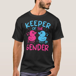 Duck Gender Reveal Keeper of the Gender Baby Annou T-Shirt