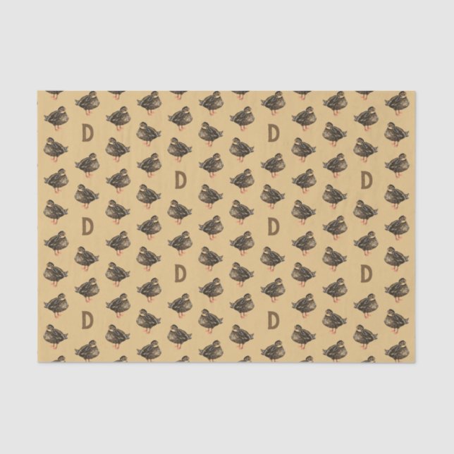Duck Gift Wrapping Tissue Paper (Front)