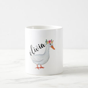Duck Gifts for Duck Lovers - Personalised Farm Coffee Mug