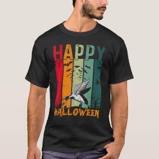 Duck Girls Boys Retro Style Halloween Dinner Par T-Shirt