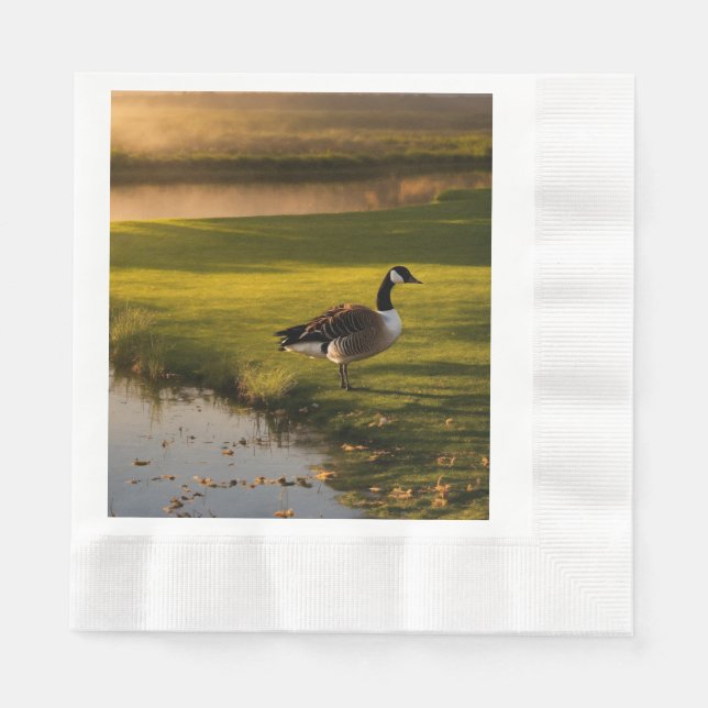 Duck goose paper & party napkins (Front)