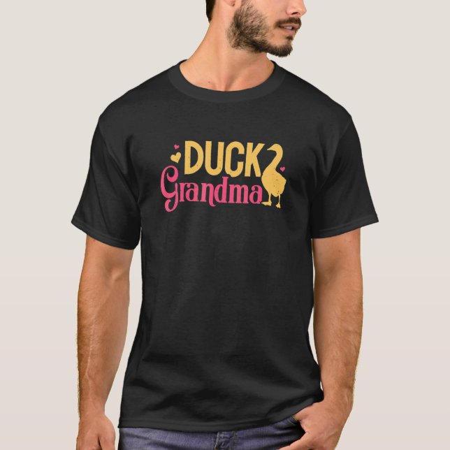 Duck Grandma Farm Animal  Ducks Grower Farmer T-Shirt (Front)