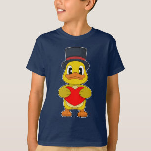 Duck Groom Cylinder Wedding T-Shirt