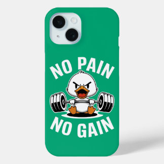 Duck Gym Design | Funny Fitness Artwork iPhone 15 Case