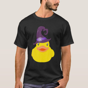 Duck Halloween Witch Hat T-Shirt