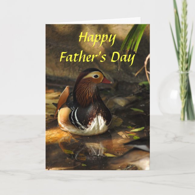 Duck, Happy Father's Day Card (Front)